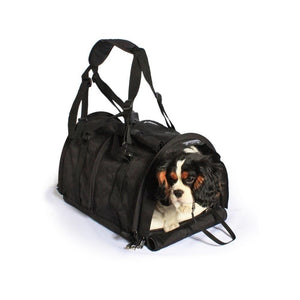 SturdiProducts - SturdiBag Flex-Height Pet Carrier Black