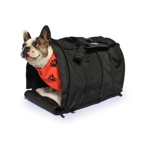 SturdiProducts - SturdiBag Flex-Height Pet Carrier Black