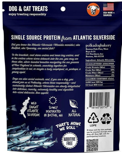 Atlantic Silverside Crunchy Whole Fish Dog & Cat Treats