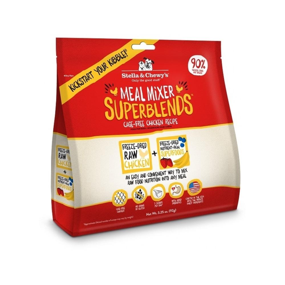 Stella & Chewy's - SuperBlends Freeze Dried Cage Free Chicken Dog Meal Mixers 3.25 oz