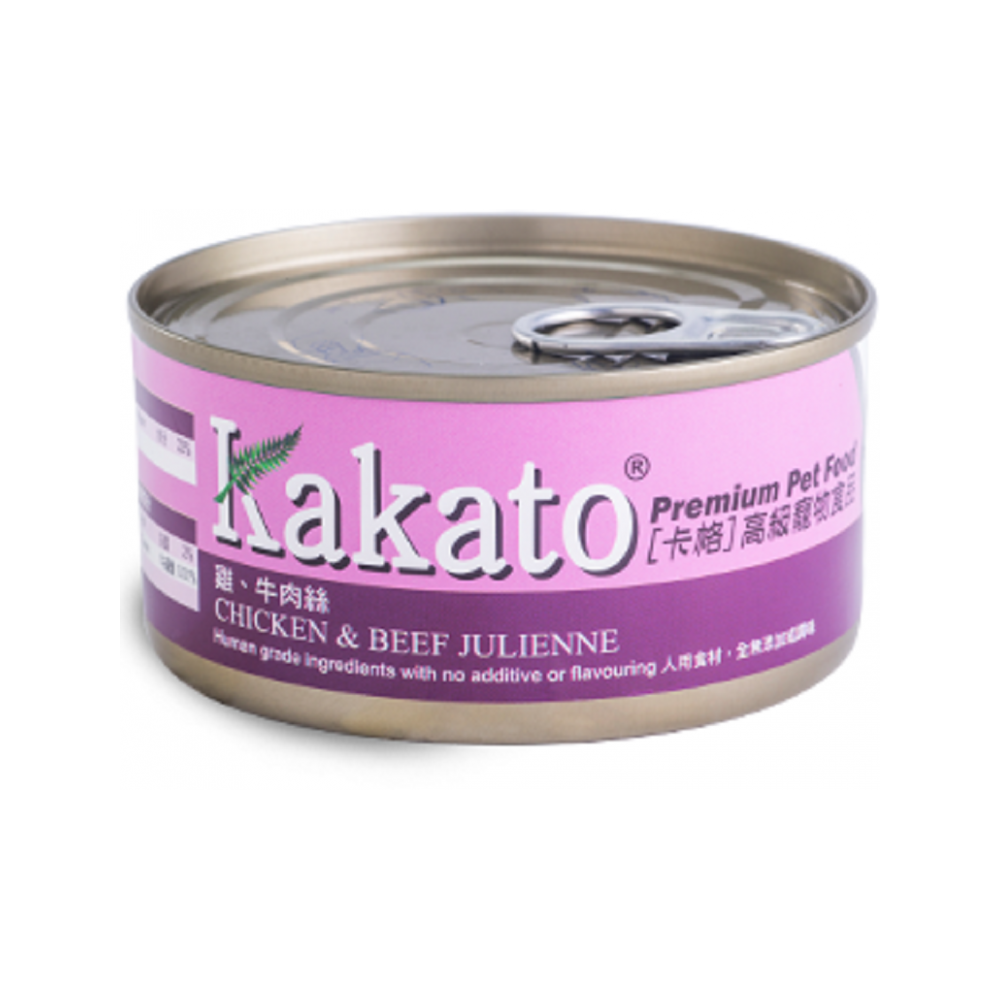 Kakato - Chicken & Beef Julienne Dog & Cat Can 170 g