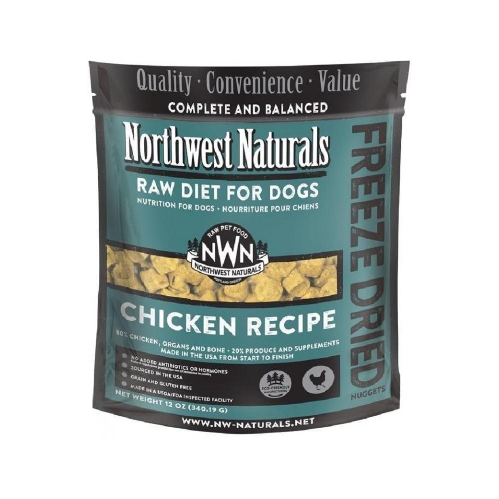 Northwest Naturals - Freeze Dried Chicken Nuggets Complete Dog Food 12 oz