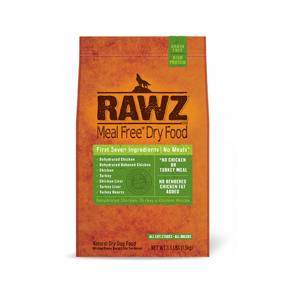 RAWZ - Dehydrated Chicken & Turkey Dog Food 20 lb