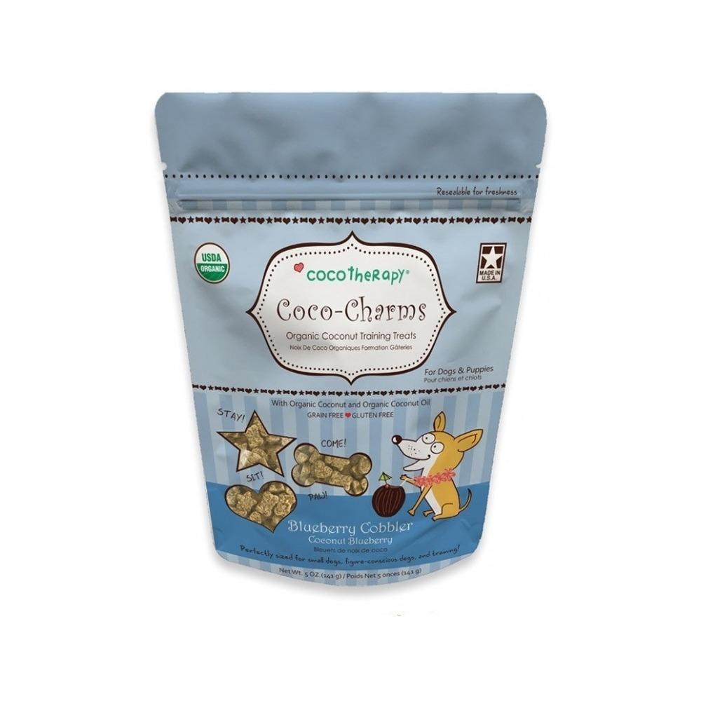 CocoTherapy - Coco - Charms Organic Training Dog Treats - Blueberry Cobbler 5 oz