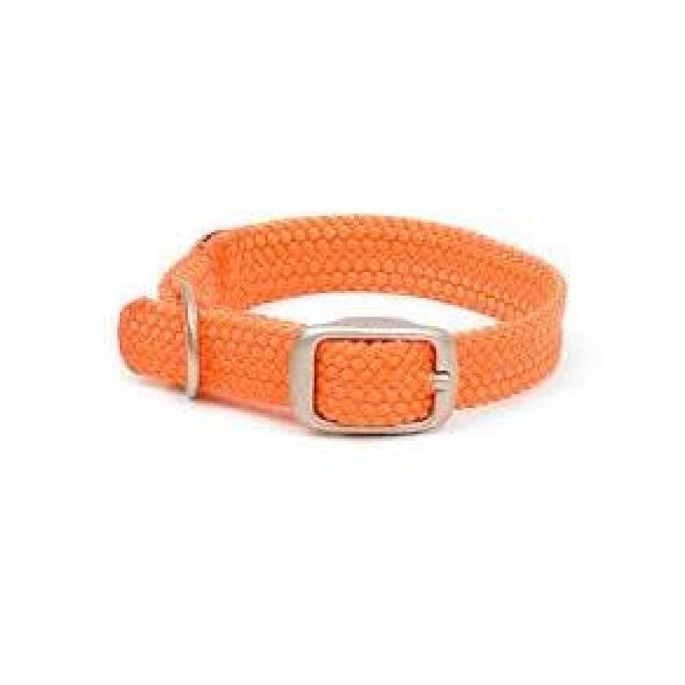 Mendota Products - Double Braid Dog Collar Orange