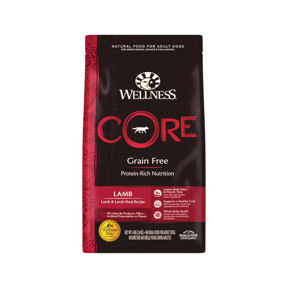 Wellness - Core - CORE Lamb Adult Dog Dry Food 4 lb