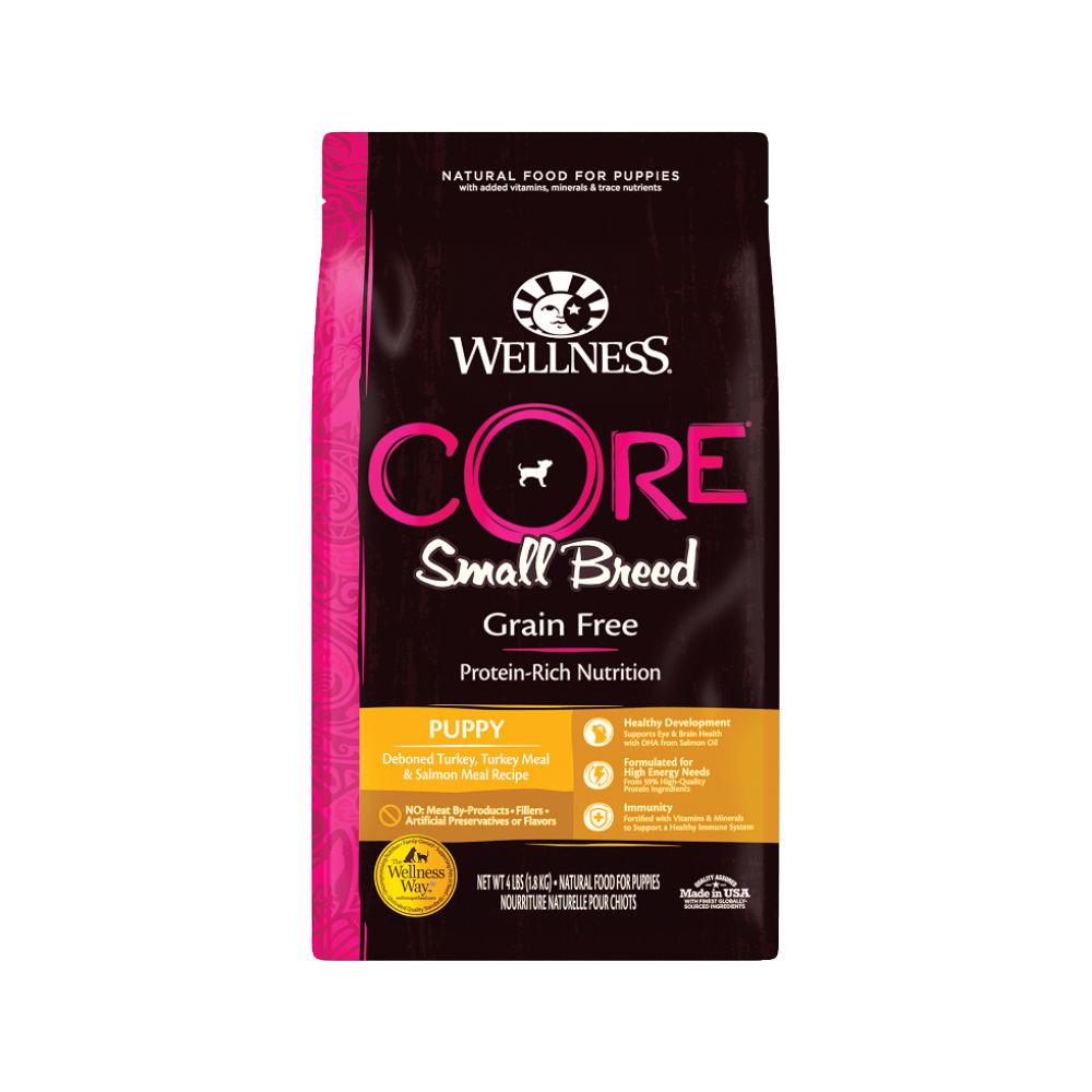 Wellness - Core - CORE Turkey & Salmon Small Breed Puppy Dry Food 12 lb