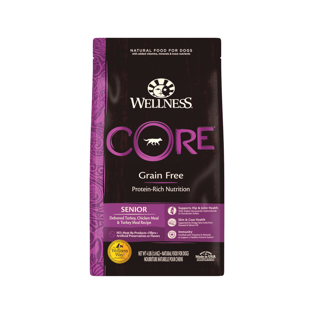 Wellness - Core - CORE Turkey Senior Dog Dry Food 24 lb