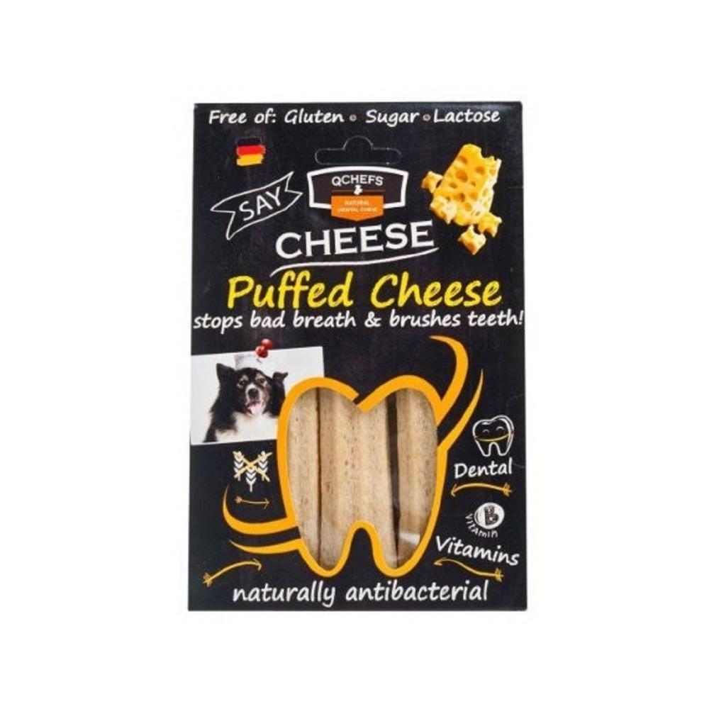 QChefs - Puffed Cheese & Rice Dog Dental Chews 3 pcs