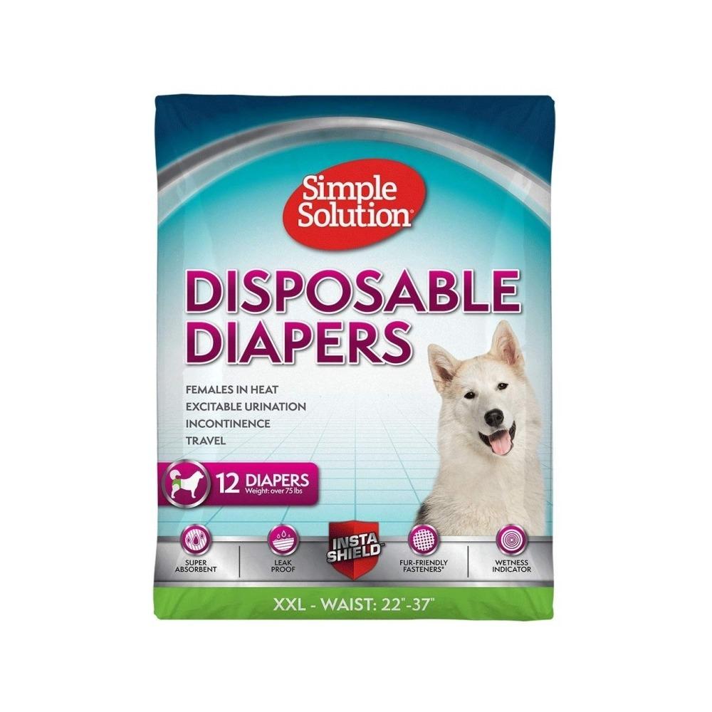 Simple Solution - Disposable Diapers for Female Dogs XX-Large