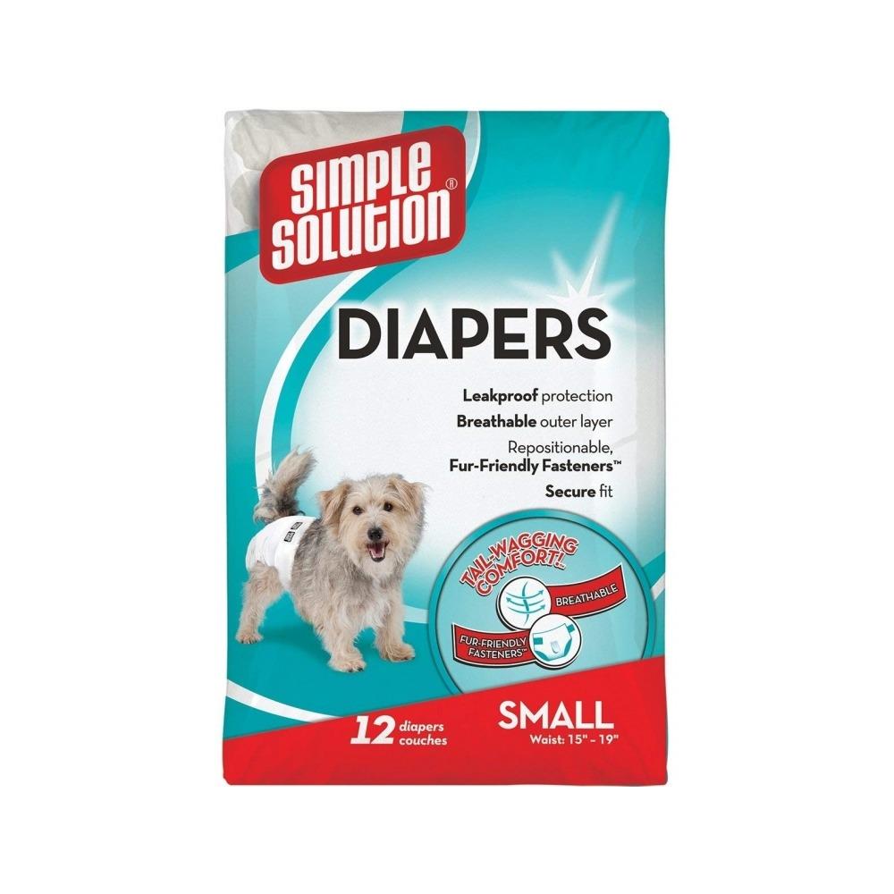 Simple Solution - Disposable Diapers for Female Dogs Small