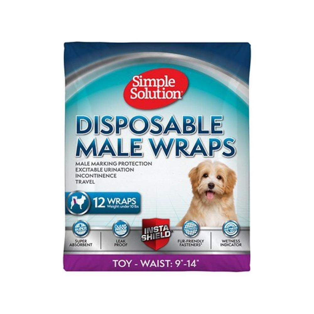 Simple Solution - Disposable Diapers for Male Dogs X-Small