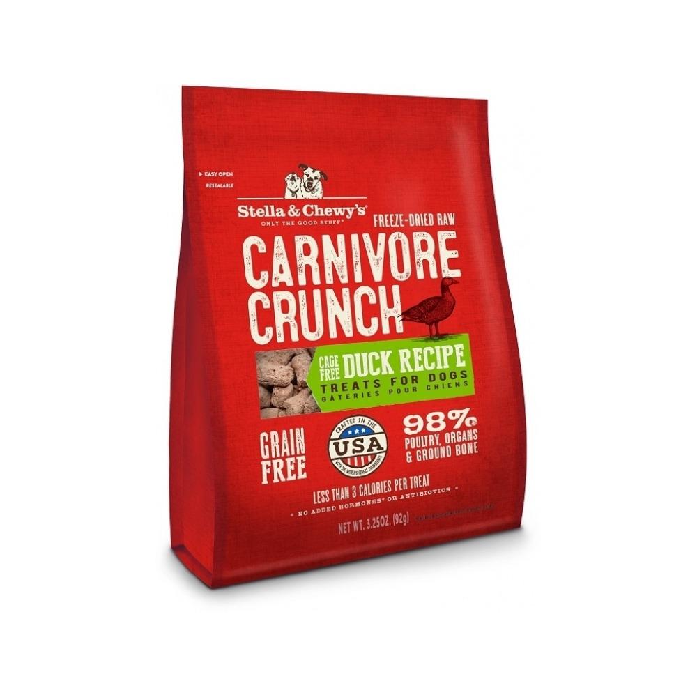 Stella & Chewy's - Carnivore Crunch Freeze Dried Cage Free Duck Dog Treats 3.25 oz