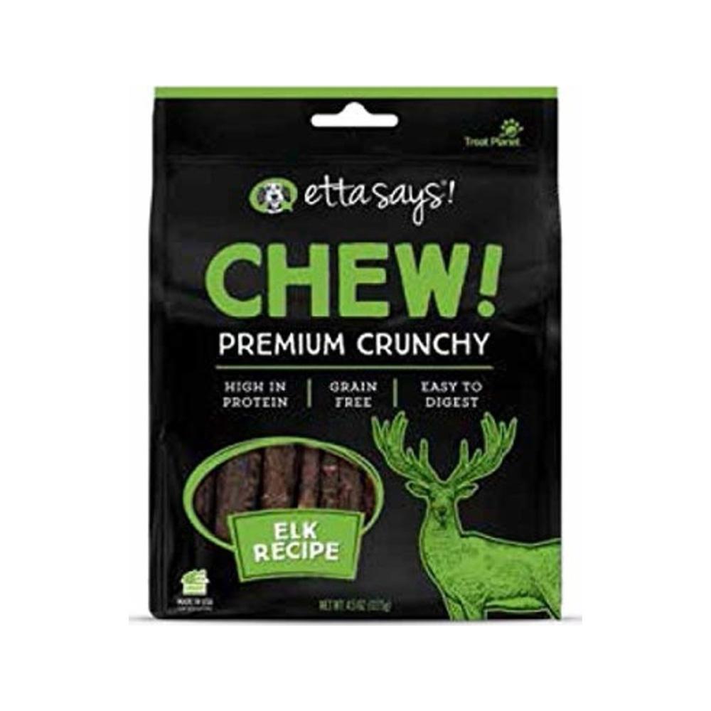 Etta says - Chew! Crunchy Elk Dog Chews 4.5 oz