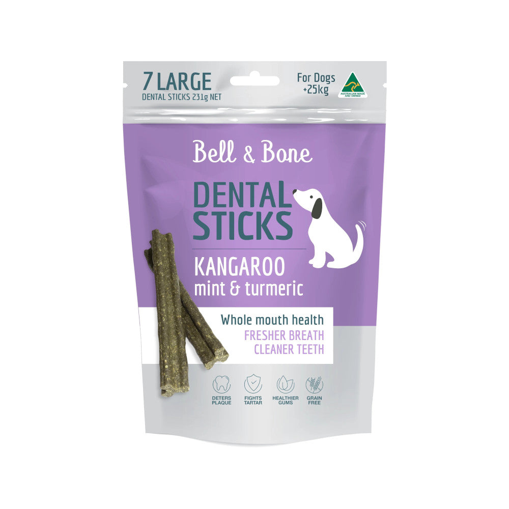 Kangaroo with Mint & Turmeric Dog Dental Treats
