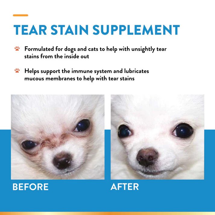 Tear Stain Supplement Soft Chews for Dogs & Cats