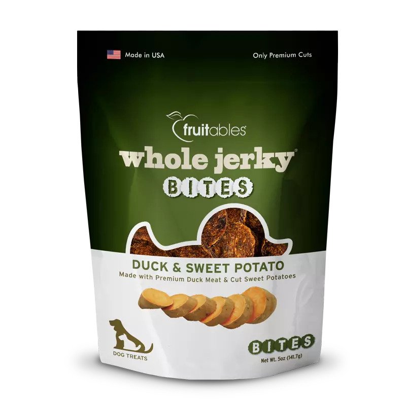 Duck & Sweet Potato Whole Jerky Bites Dog Treats