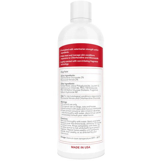 Antimicrobial Medicated Shampoo for Dogs & Cats