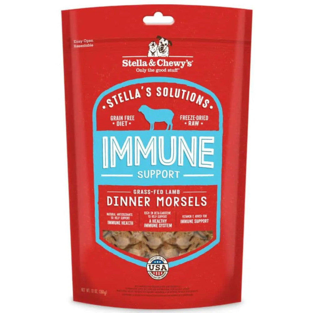 Stella's Solutions Immune Support Freeze Dried Grass Fed Lamb - Dinner Morsels Dog Food