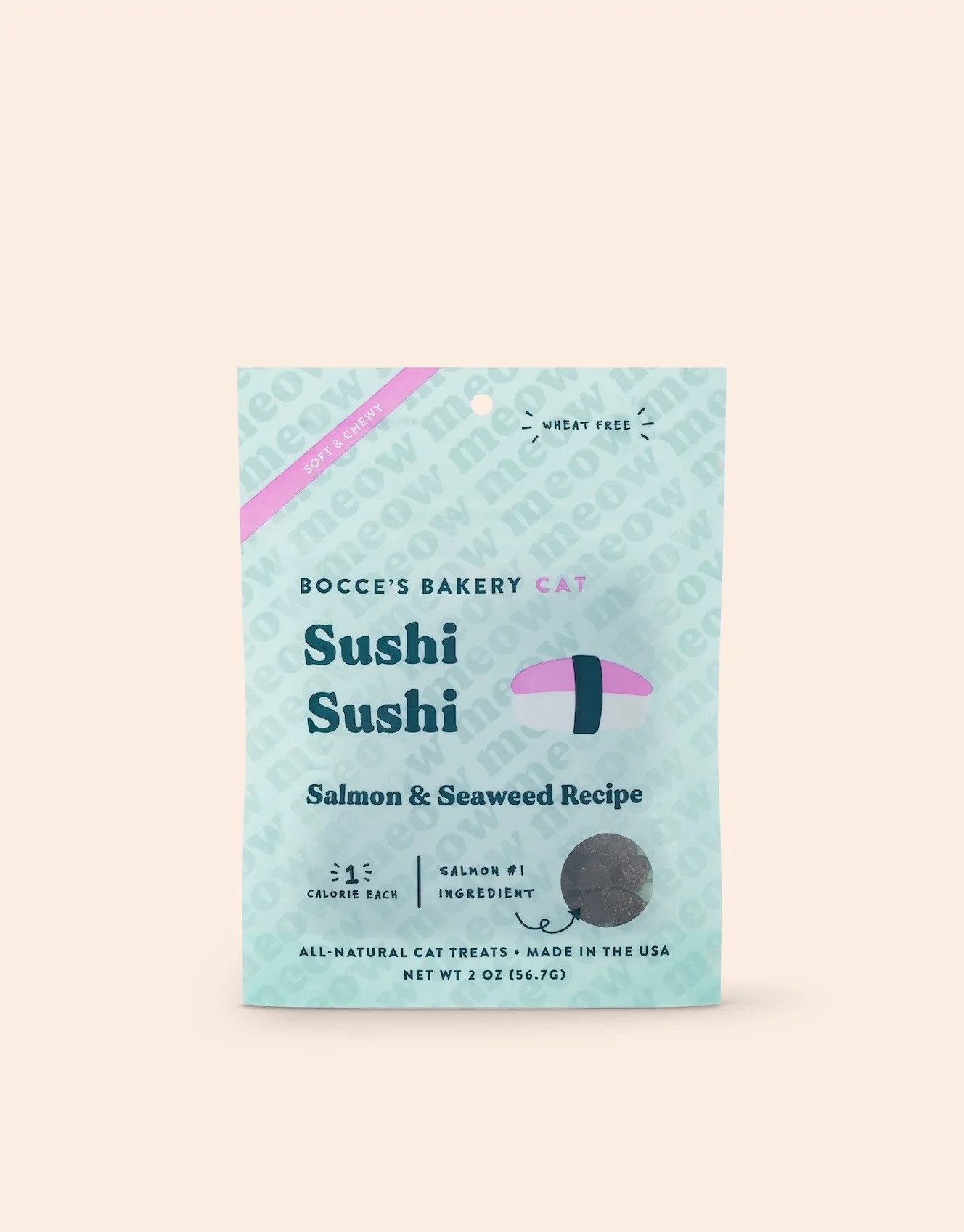 Sushi Sushi Salmon & Seaweed Cat Treats