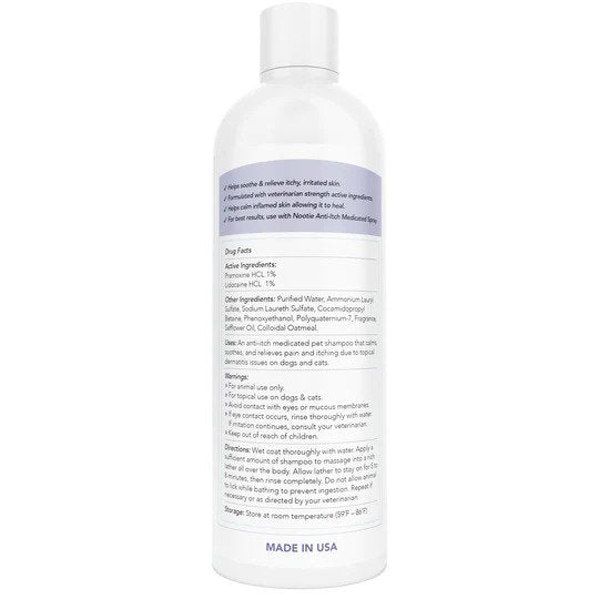 Anti-Itch Medicated Shampoo for Dogs & Cats