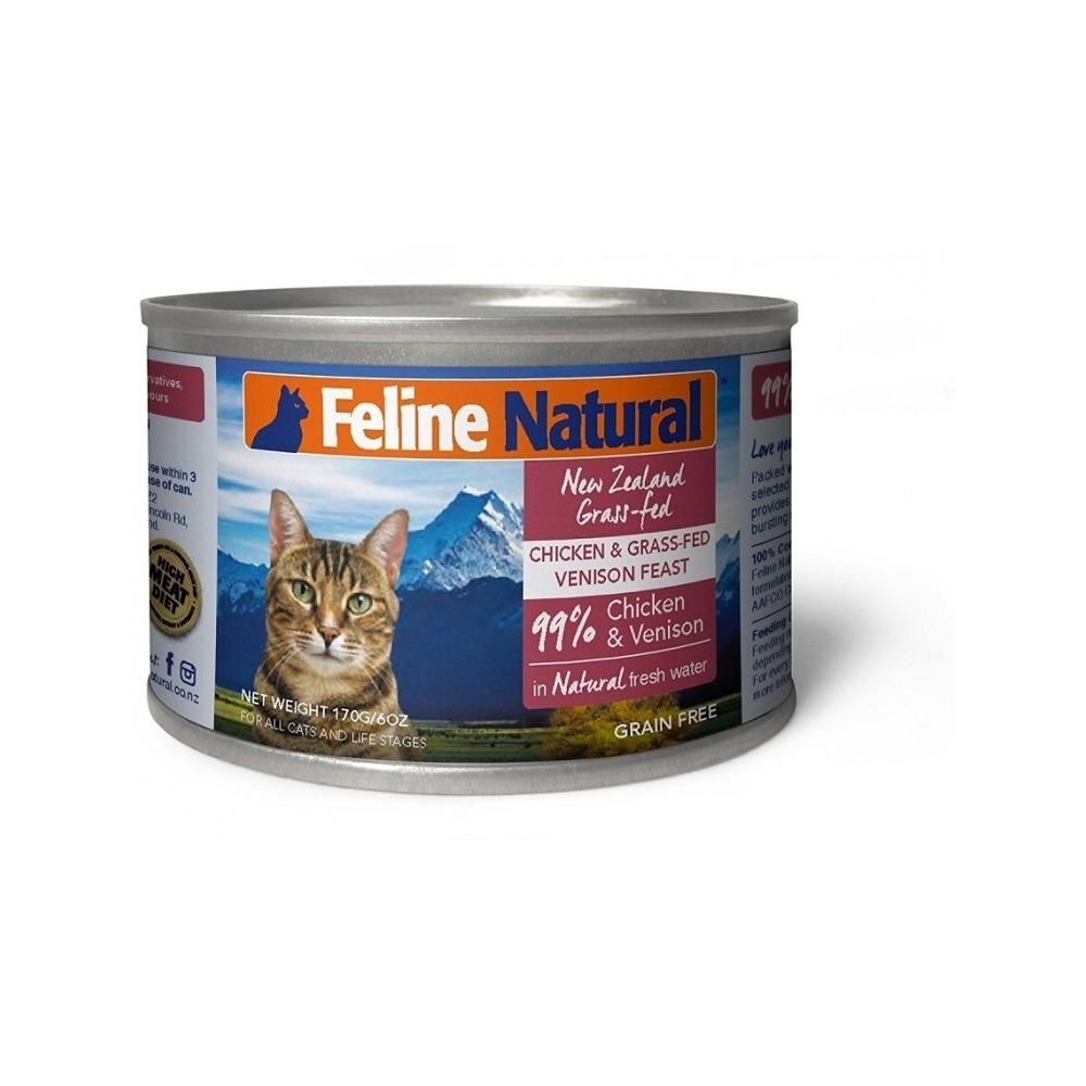 K9 Natural - All Life Stages Chicken & Grass Fed Venison Feast Cat Can 170 g