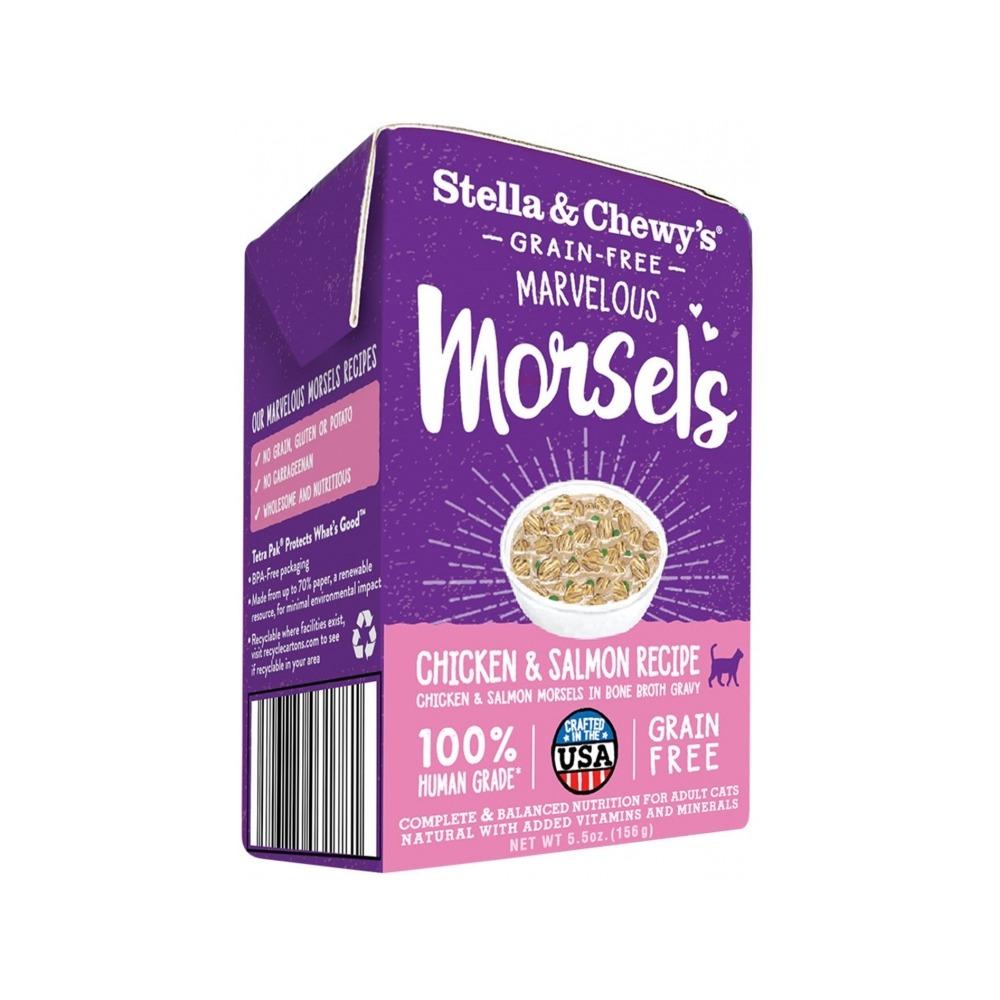 Stella & Chewy's - Grain Free Chicken & Salmon Morsels Stew Adult Cat Food 5.5 oz