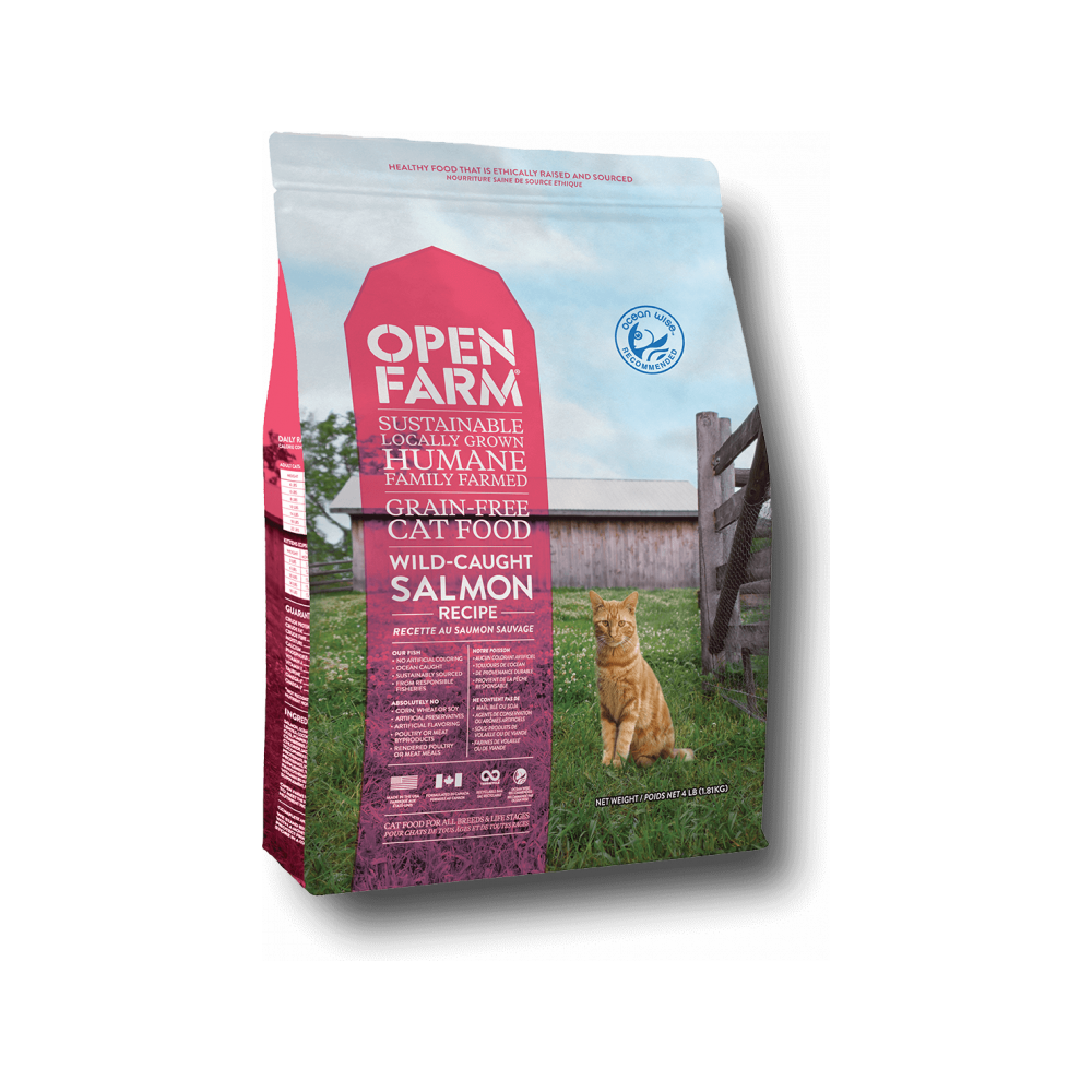 Open Farm - Wild-Caught Salmon Cat Dry Food 4 lb