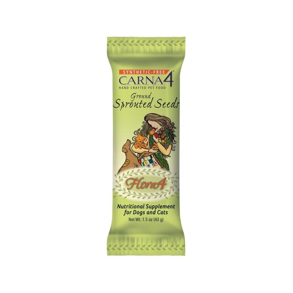 Carna4 - Flora4 Ground Sprouted Seeds Food Topper 1.5 oz