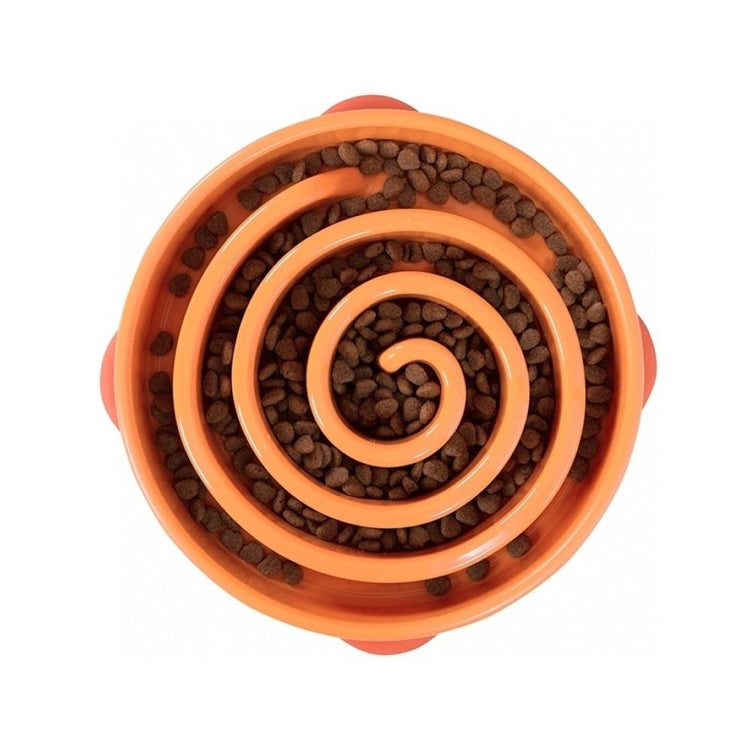 Outward Hound - Fun Feeder Dog Slow Bowl Orange