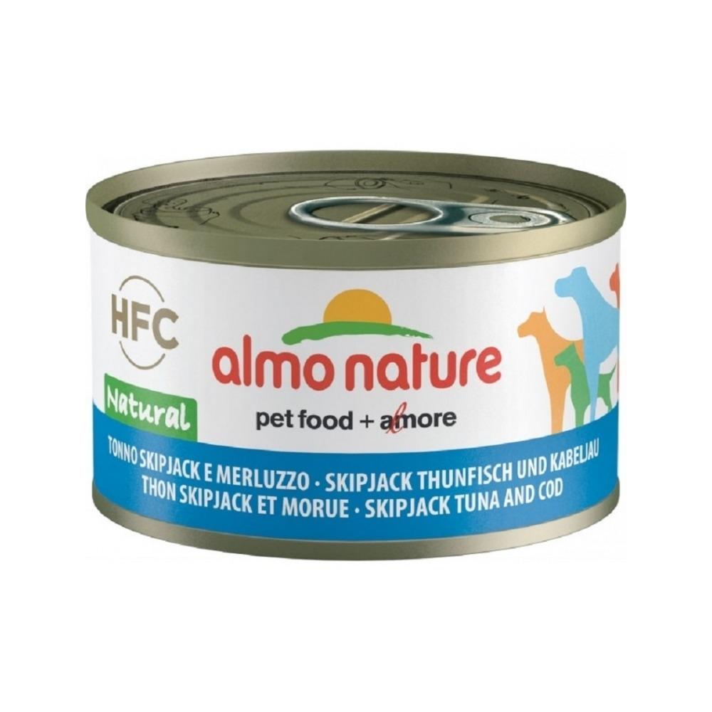 Almo Nature - Natural Skipjack Tuna & Cod Dog Can 95 g