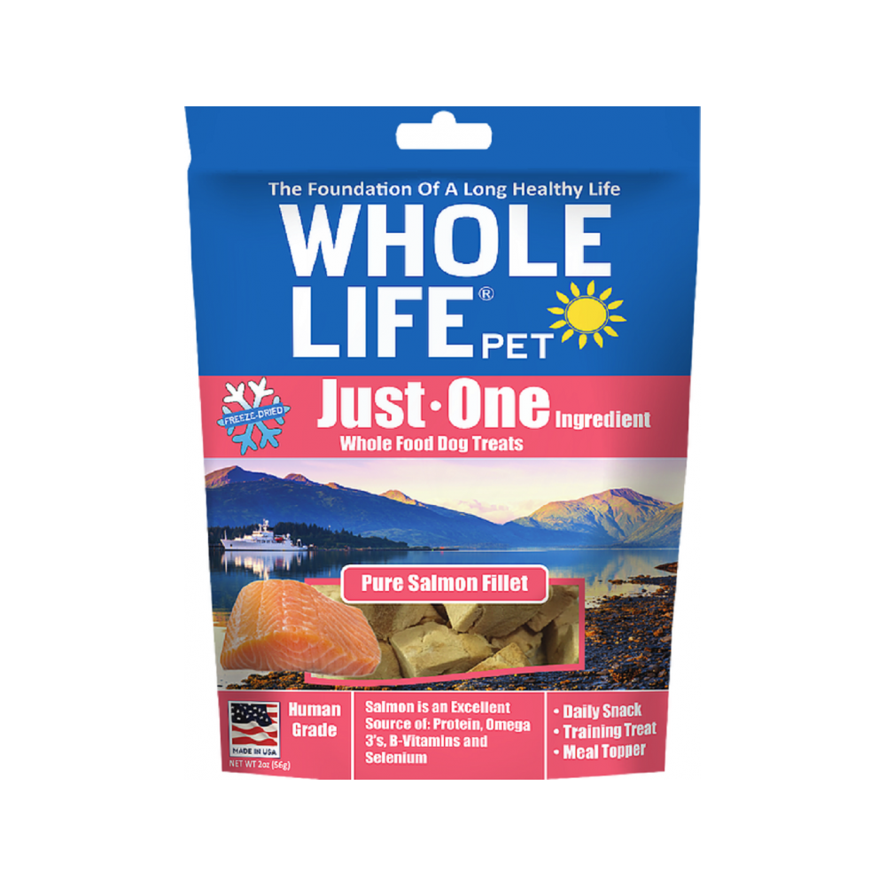 Whole Life Pet - Pure Freeze Dried Salmon Fillet Dog Treats 2 oz
