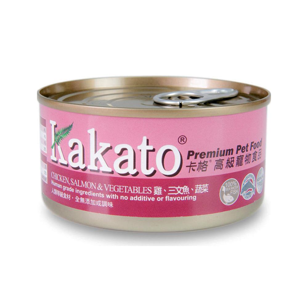 Kakato - Chicken, Salmon & Vegetables Dog & Cat Can 170 g