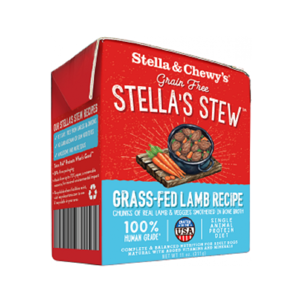 Stella & Chewy's Kibble - Grain Free Grass Fed Lamb Stew Dog Food 11 oz