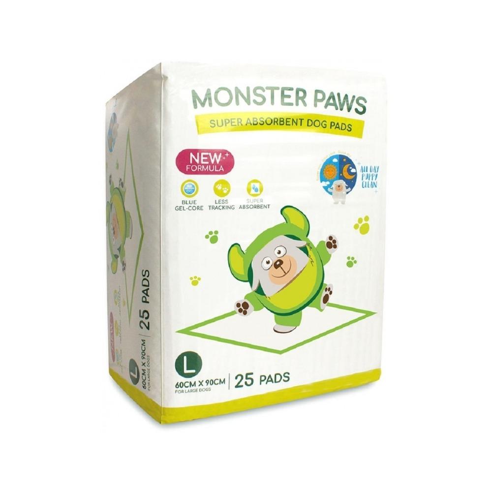 Monster Paws - Gel - Core Ultra Thin Wee Pads Large