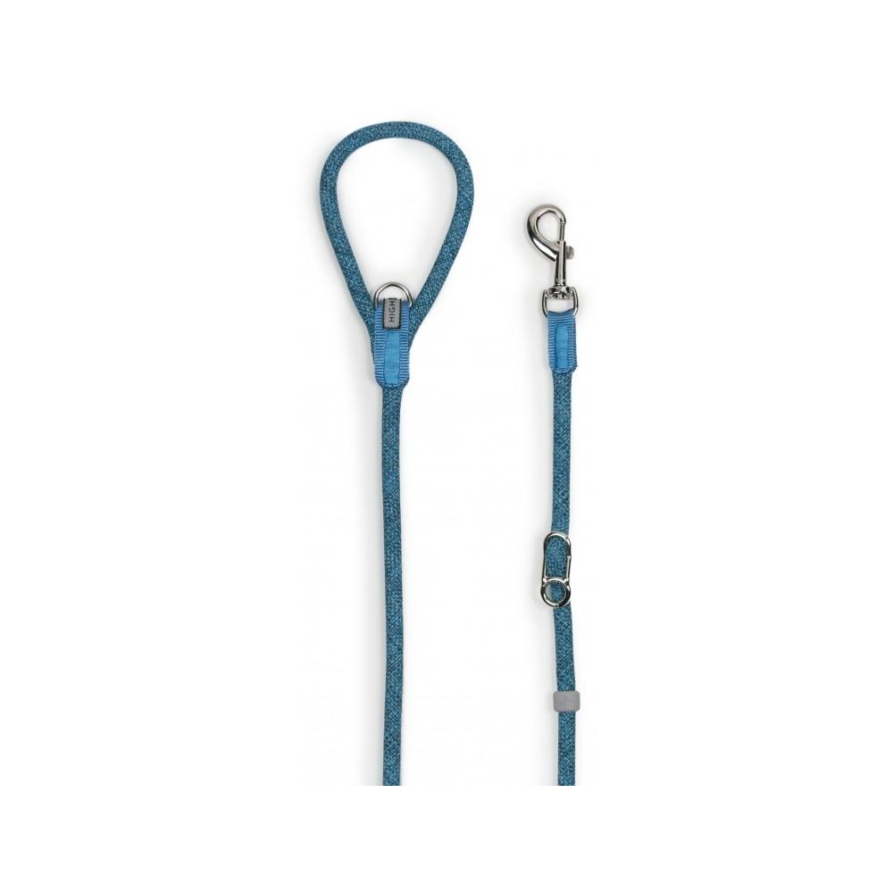 High5Dogs - Leader Leash - Leisure style Blue
