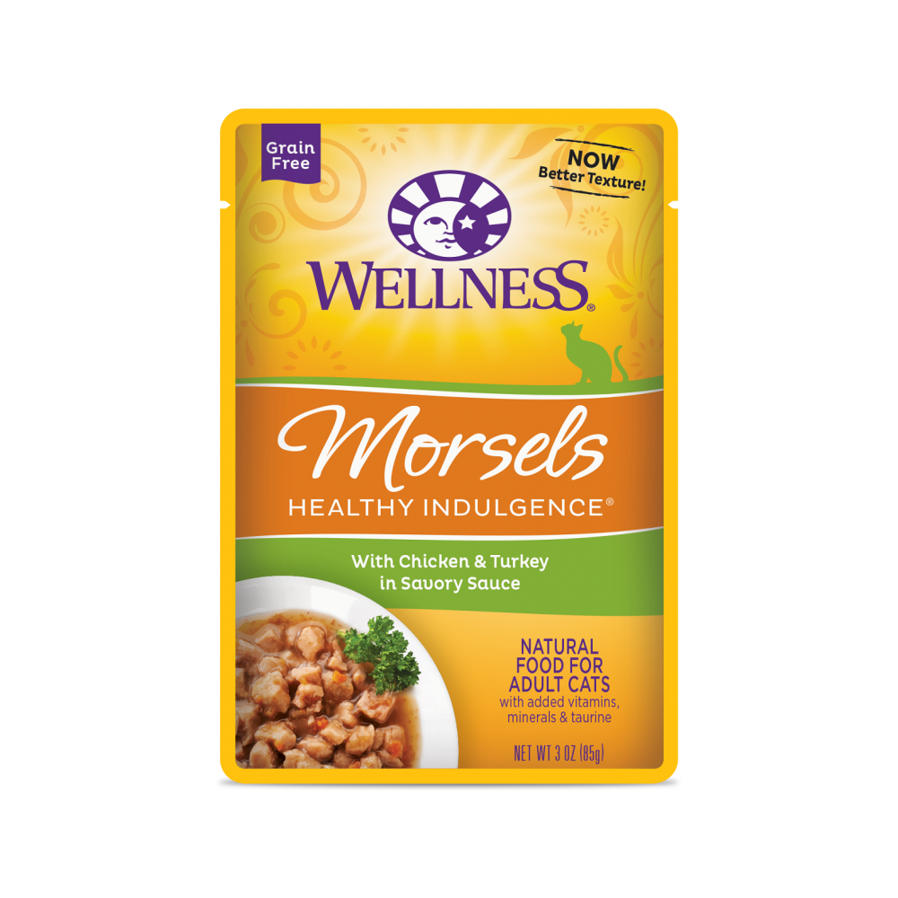 Wellness - Healthy Indulgence Morsels Chicken & Turkey Cat Pouch 3 oz