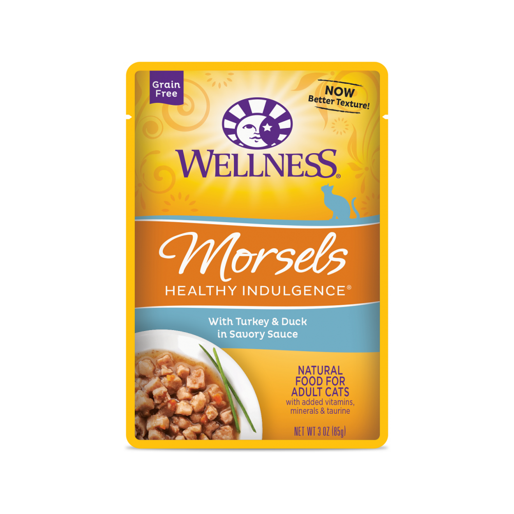 Wellness - Healthy Indulgence Morsels Turkey & Duck Cat Pouch 3 oz