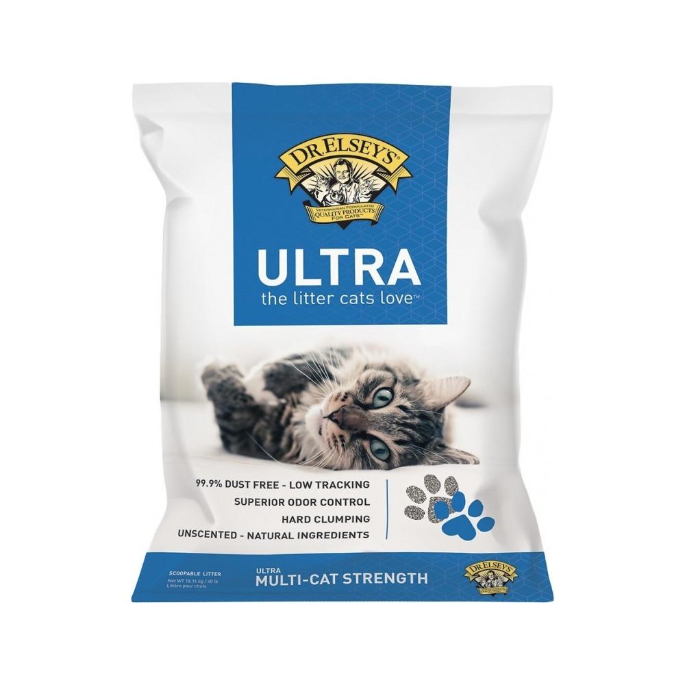 Dr Elsey's - Ultra Unscented Cat Litter 18 lb