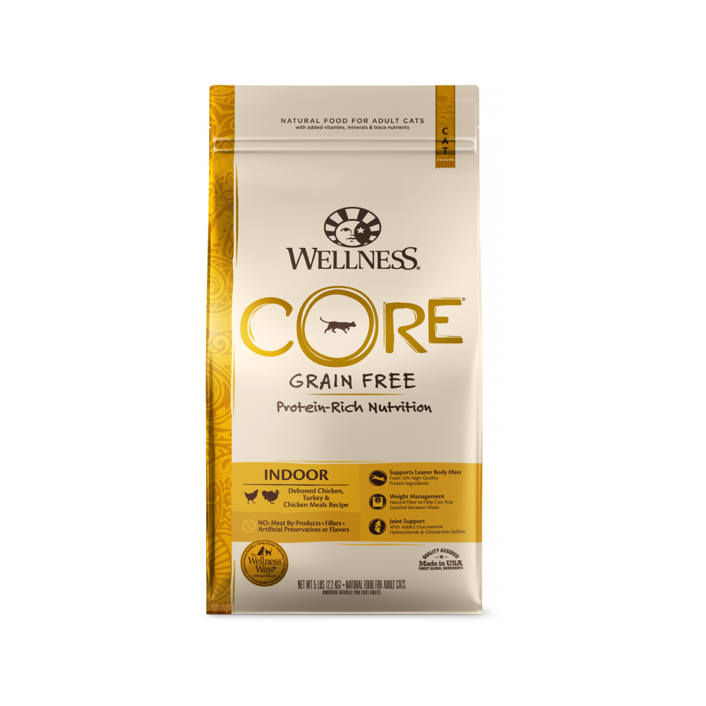 Wellness - Core - CORE Indoor Deboned Turkey Adult Cat Dry Food 5 lb