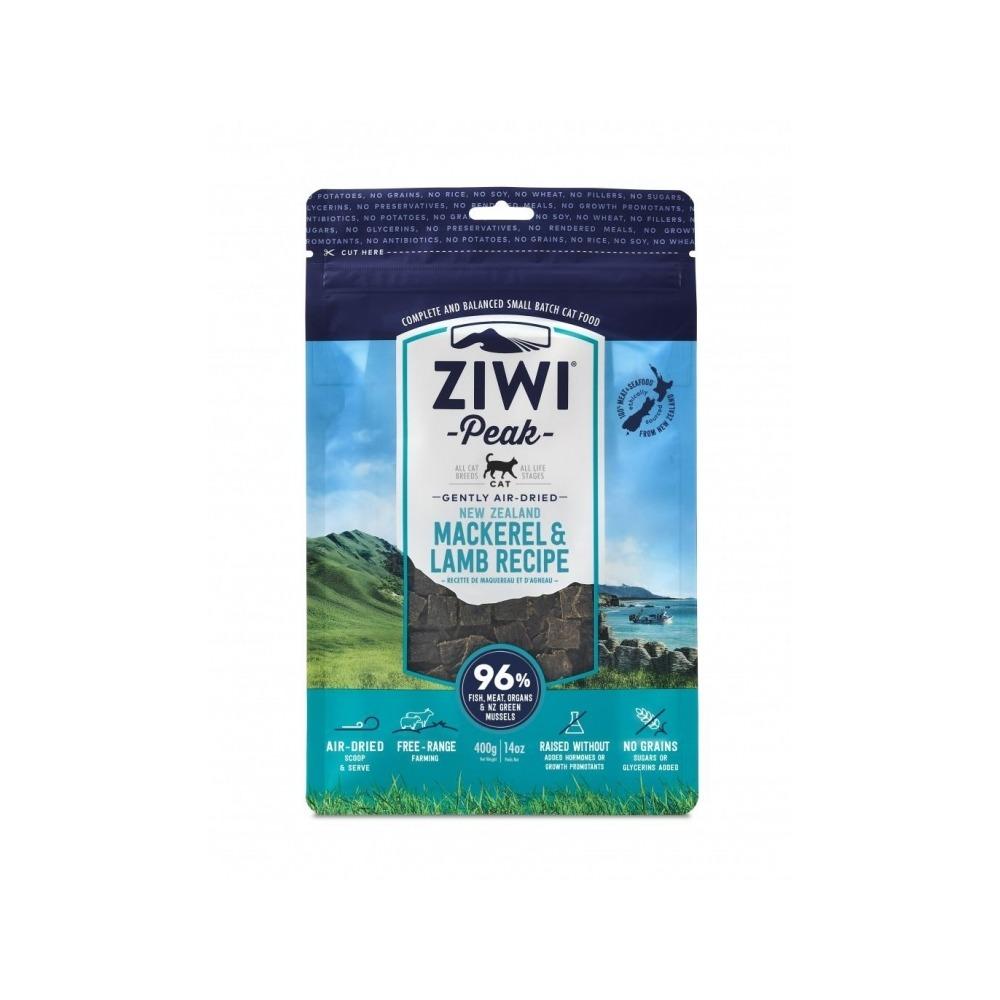ZiwiPeak - Gently Air Dried Mackerel & Lamb Cat Food 400 g