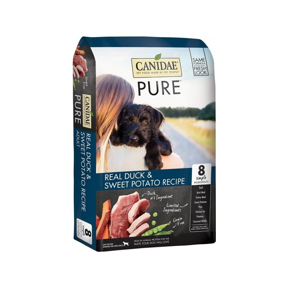 Canidae - PURE Grain Free Dog Dry Food - Duck & Sweet Potato 12 lb