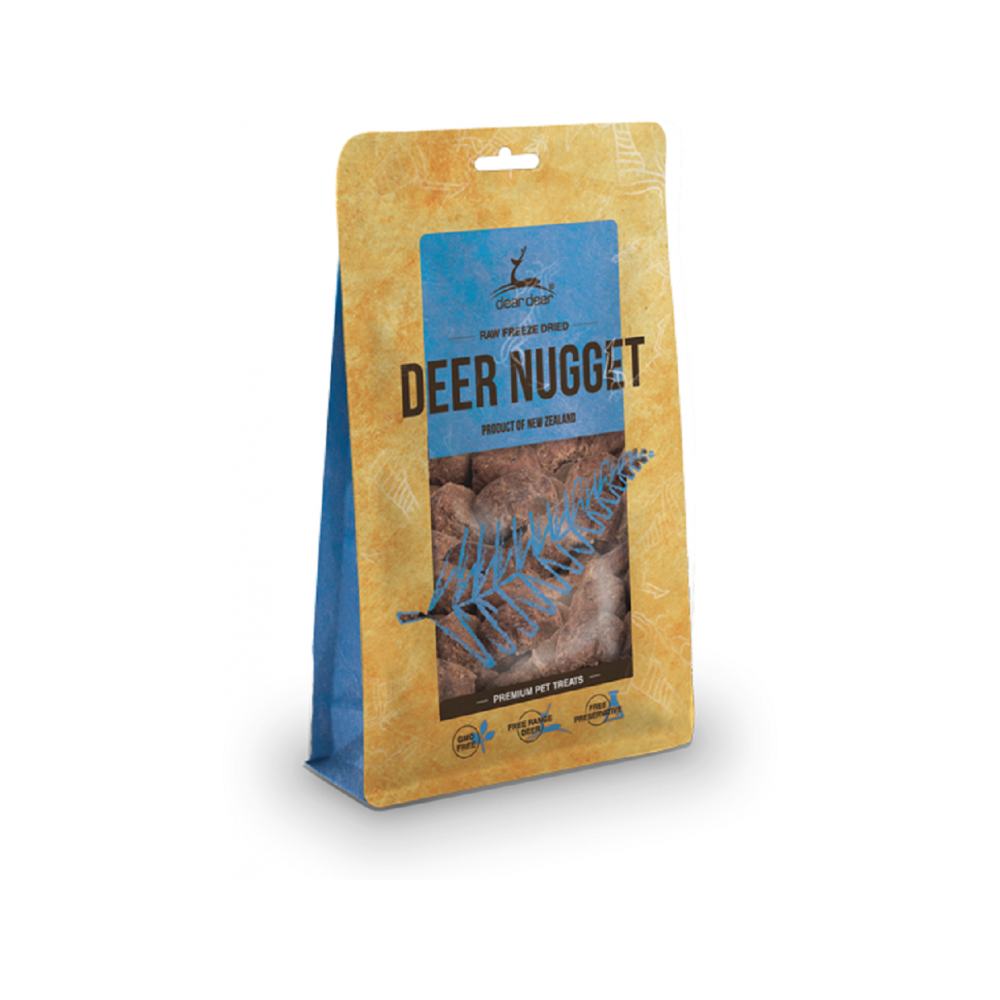 Dear Deer - Freeze Dried Deer Nugget Dog Treats 80 g