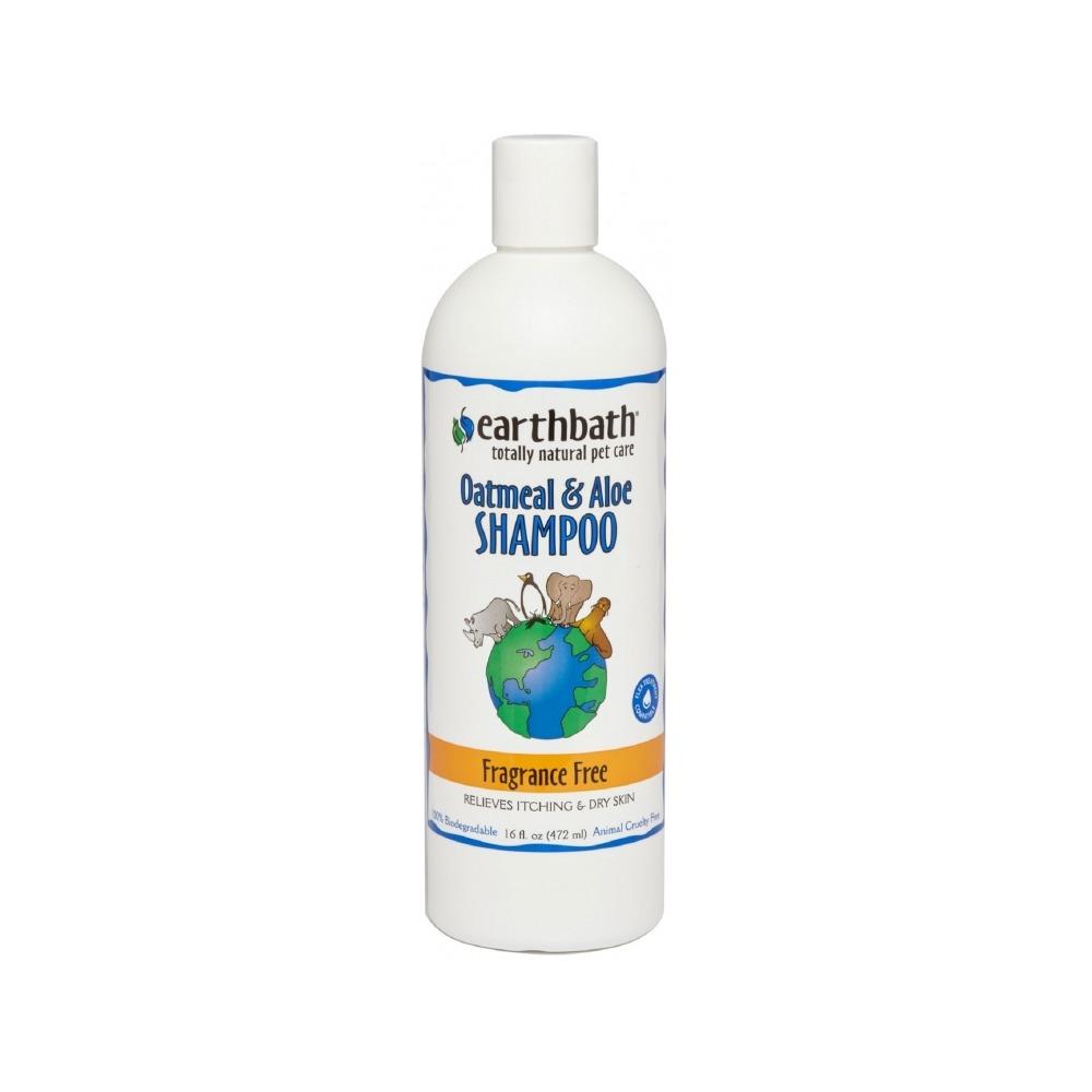 earthbath - Fragrance Free Oatmeal & Aloe Shampoo for Dogs & Cats 16 oz