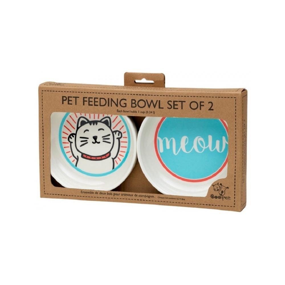 Ore' Pet - Lucky Cat Bowl Gift Set Default Title