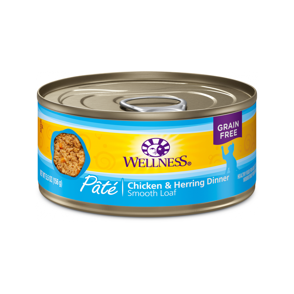 Wellness - Complete Health Pate Chicken & Herring Cat Can 3 oz