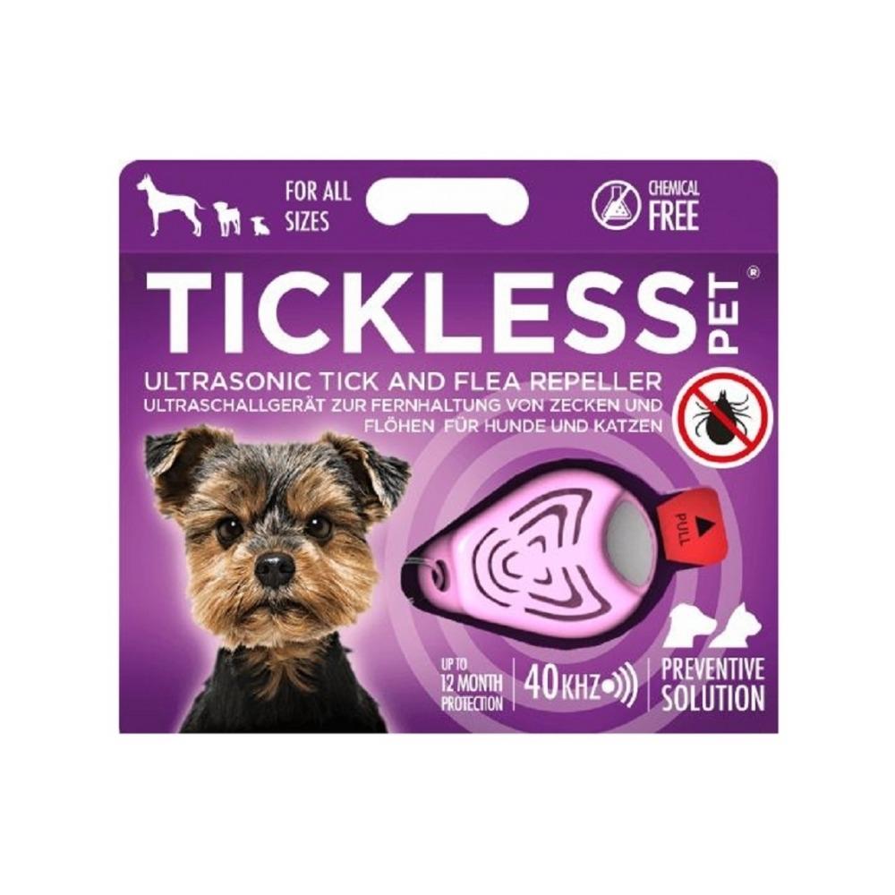 Tickless - Tickless Pet Ultrasonic Tick & Flea Repeller Pink