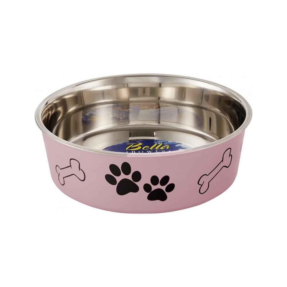 Loving Pets Products - Bella Dog Bowl Pink