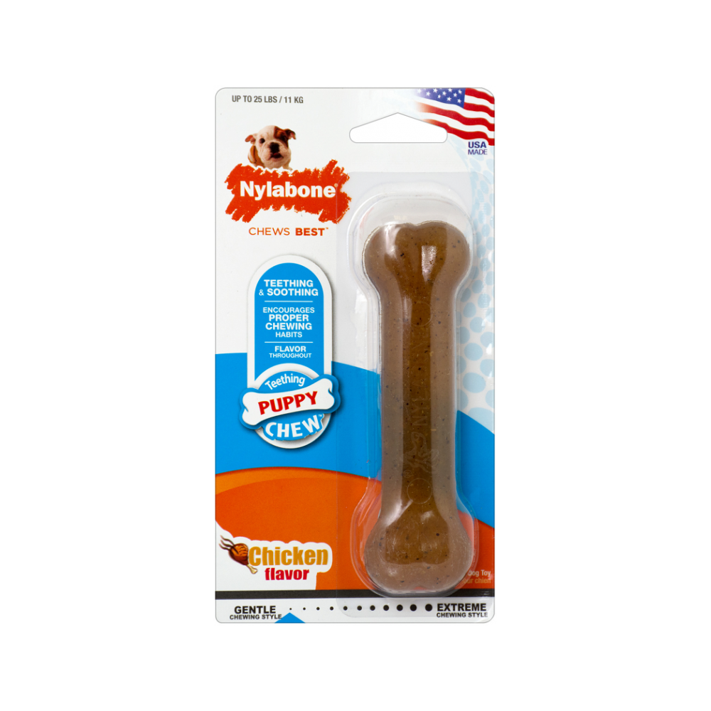 Puppy Chicken Flavor Teething Dog Chew Toy