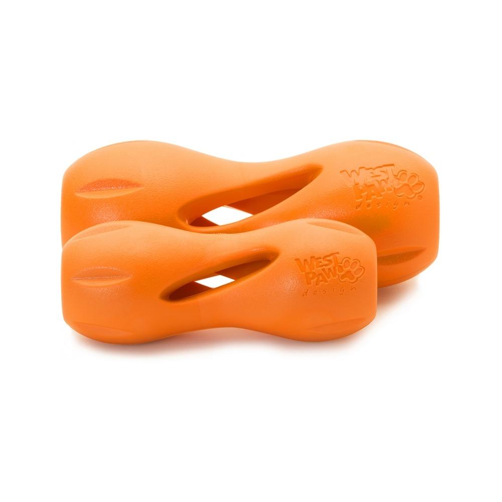 West Paw - Qwizl Dog Treat Toy Orange